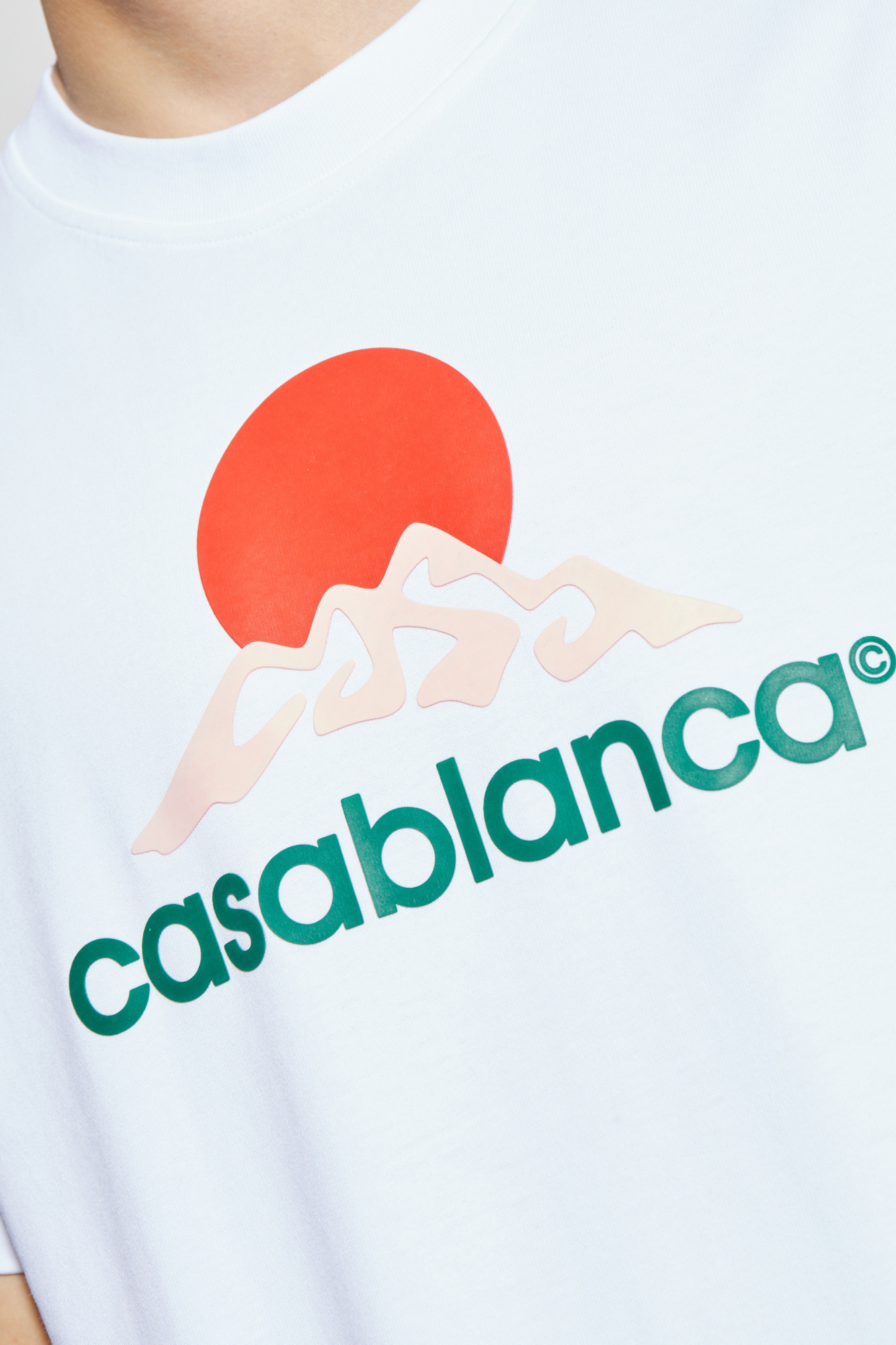 Casablanca T-shirt with logo | Men's Clothing | Vitkac